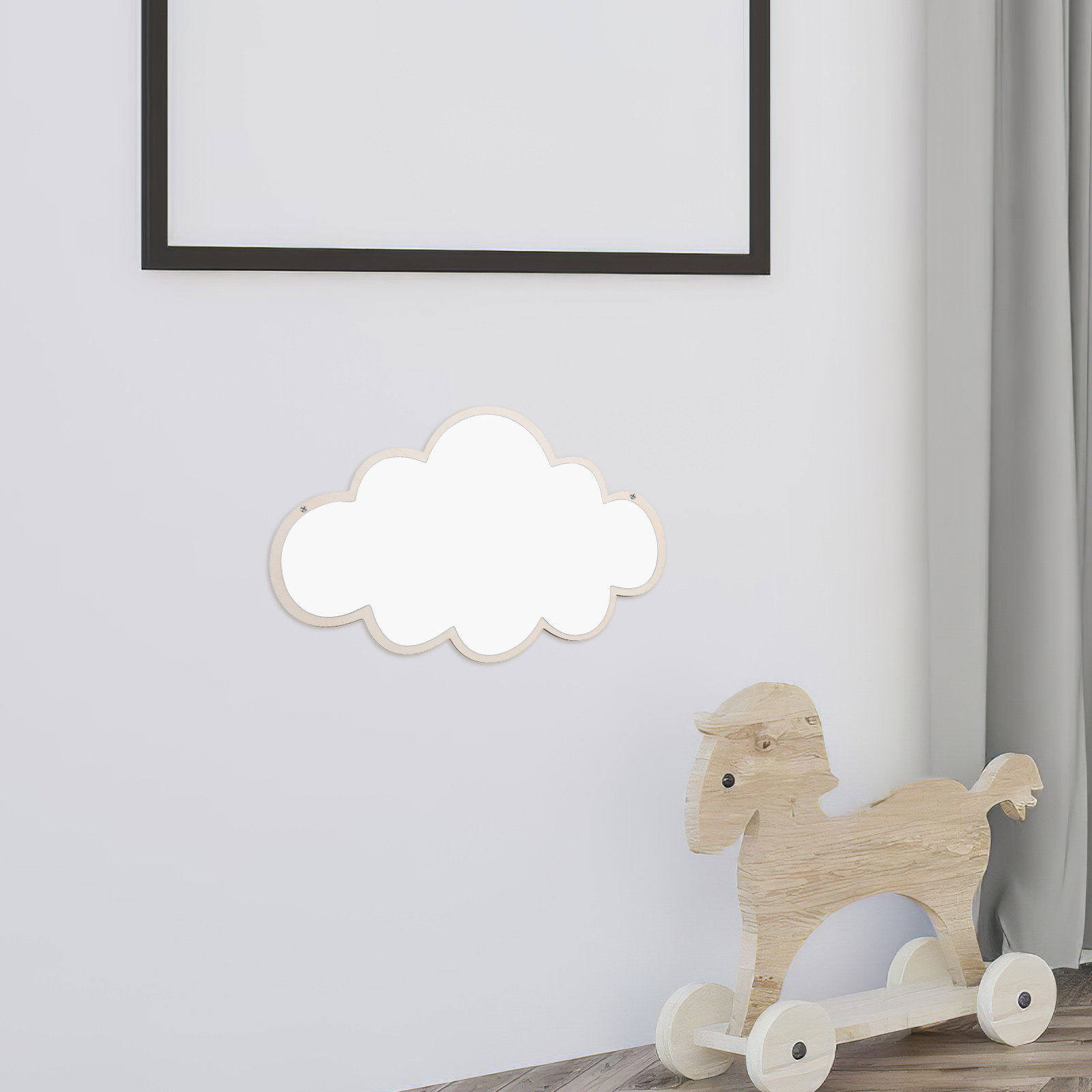 Baby Nursery Equipment - 北欧子供用安全ミラー取り外し可能なベース多角度回転デザインベビー保育園ミラー幼児安全卓上ミラー