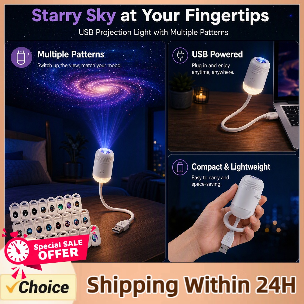 Night Light Projector Stars - USB星空プロジェクターランプ HDギャラクシースター＆オーシャンプロジェクターナイトライト タッチコントロール ギャラクシープロジェクターライト ホームカーデコレーション