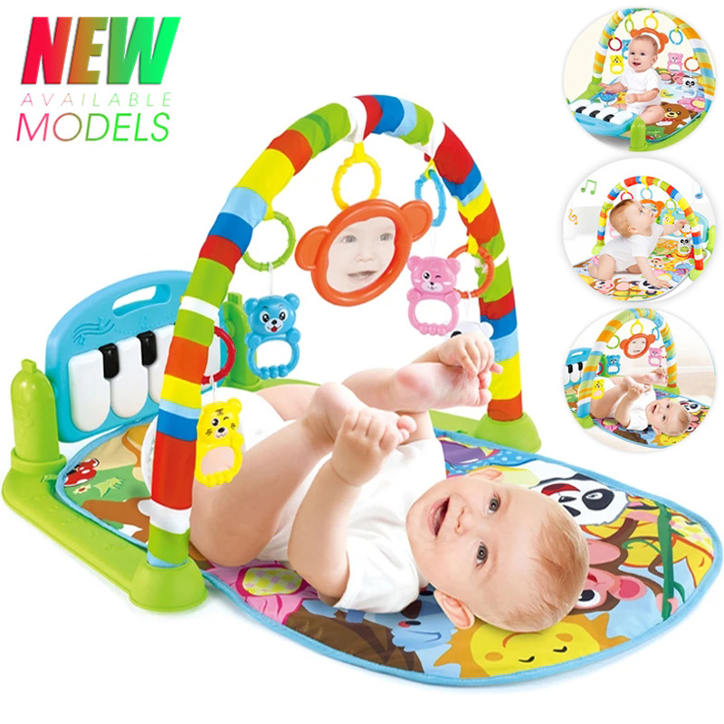 Baby Nursery Shelves - ベビー音楽活動ジムラグプレイマット新生児カーペットペダルピアノキーボード幼児フィットネスラックプレイマットクロールゲームパッドおもちゃギフト