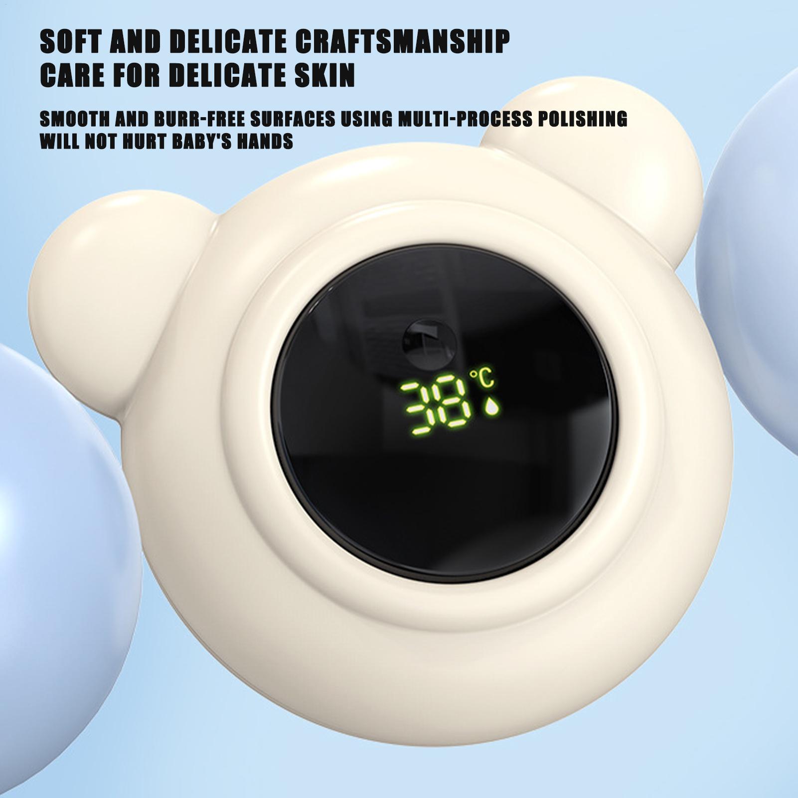 Baby Nursery Temperature - 水温計 赤ちゃんに安全な水温計 LEDディスプレイ付き 幼児ケアツール 旅行用 保育園