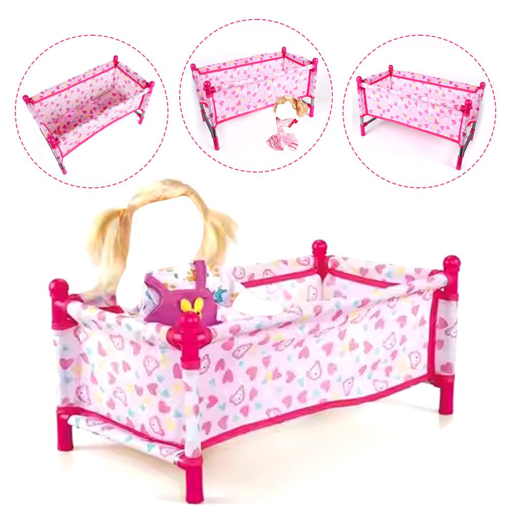 Baby Nursery Furniture - おもちゃのベッド シミュレーション ベビードールベッド ベビーベッド 家具おもちゃ 幼児用ベビーベッド