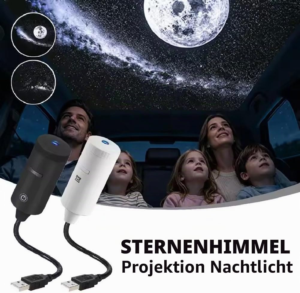 Night Light Projector Stars - ポータブルナイトライト プラグアンドプレイ＆多用途スターギャラクシーアンビエントプロジェクターランプ 家庭用 リビングルーム 寝室の装飾用