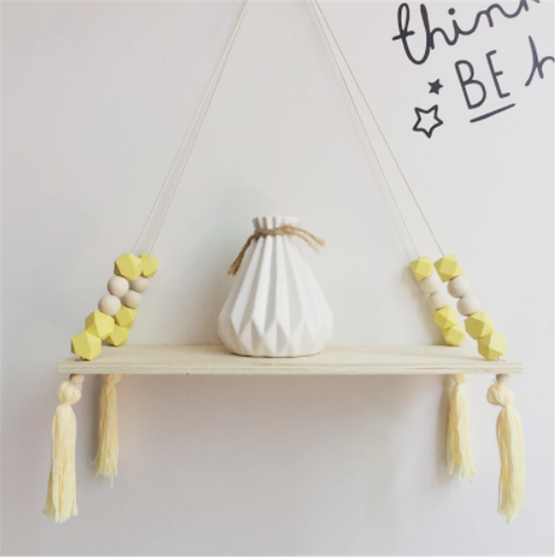 子供部屋用の北欧スタイルの木製壁棚,家の装飾,おもちゃのモデ - Baby Nursery Shelves のレビューと価格