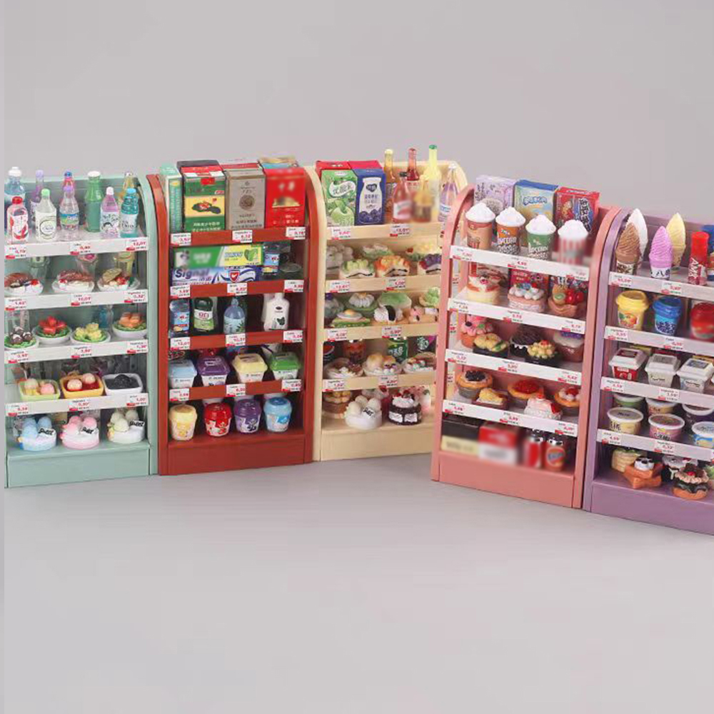 子供、ドールハウス家具、ミニフードシミュレーション、プレイハ - Baby Nursery Shelves のレビューと価格
