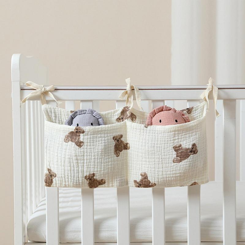 ベビーベッドオーガナイザー、キャディベッド、収納バッグ、2ポ - Baby Nursery Crib のレビューと価格
