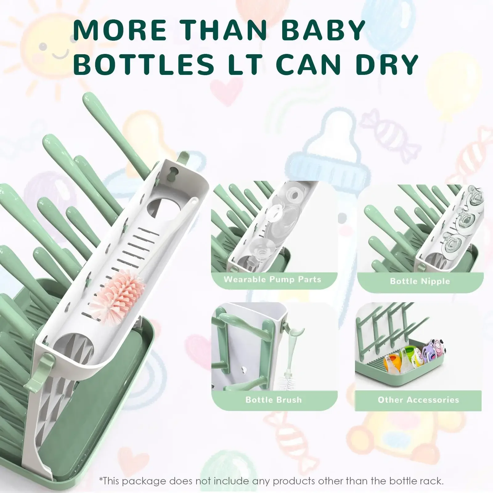 多機能哺乳瓶乾燥ラック ABS プラスチック製幼児用授乳カッ - Baby Nursery Nurse のレビューと価格