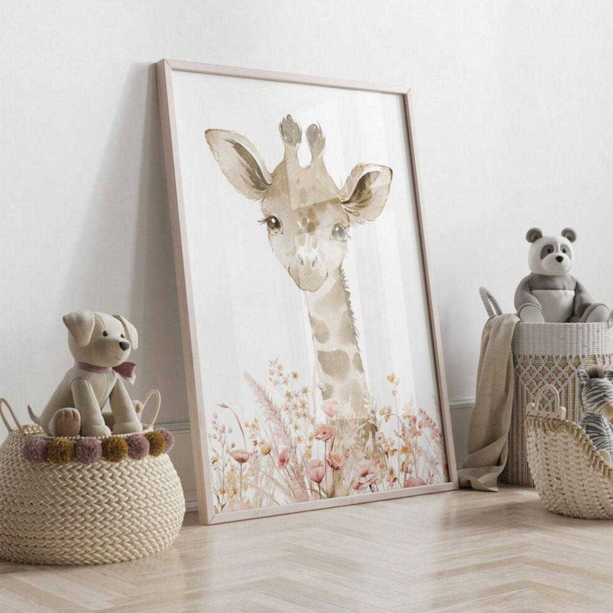 カスタムネーム付き保育園用ウォールアートセット、子供部屋の装 - Baby Nursery Wall Art のレビューと価格