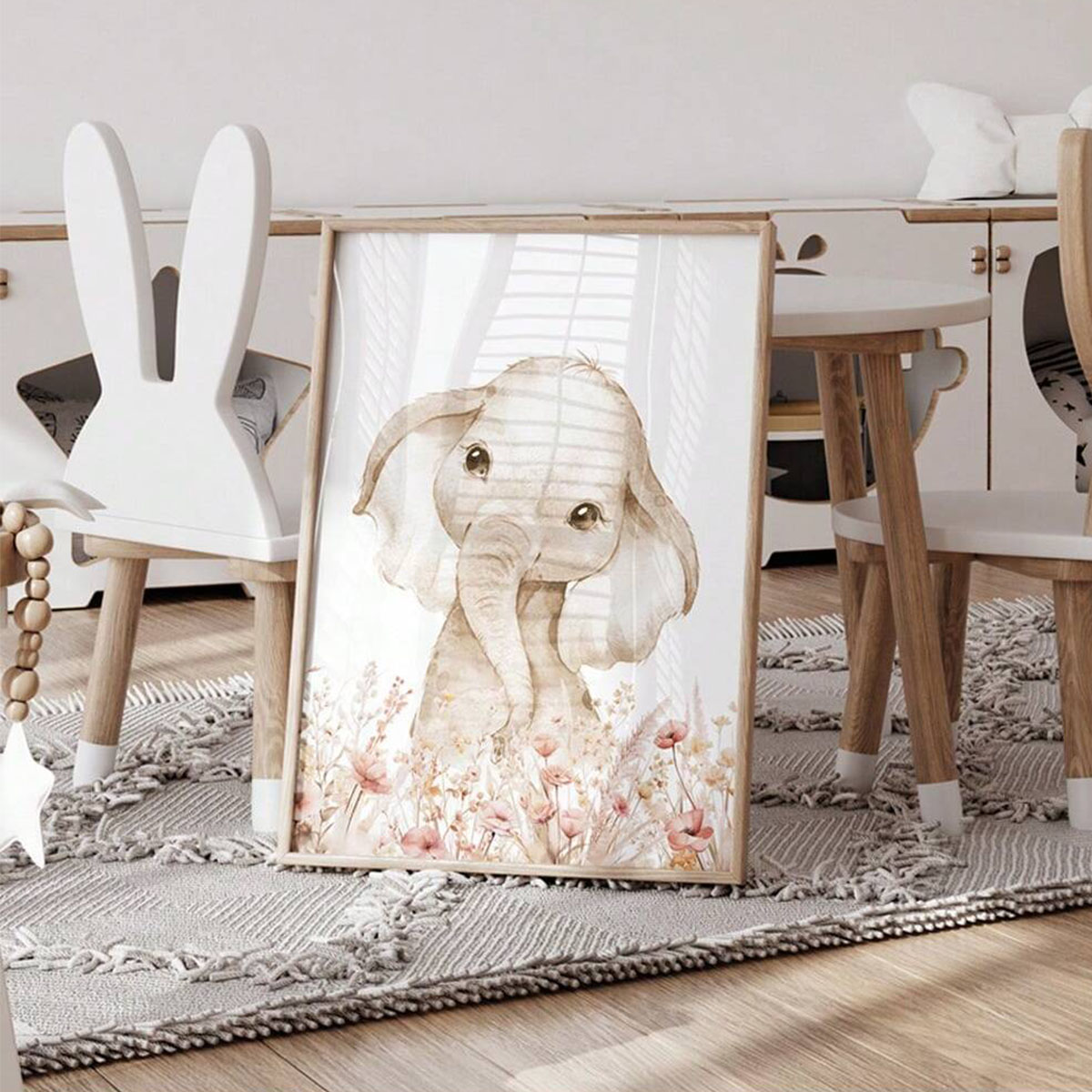 カスタムネーム付き保育園用ウォールアートセット、子供部屋の装 - Baby Nursery Wall Art のレビューと価格