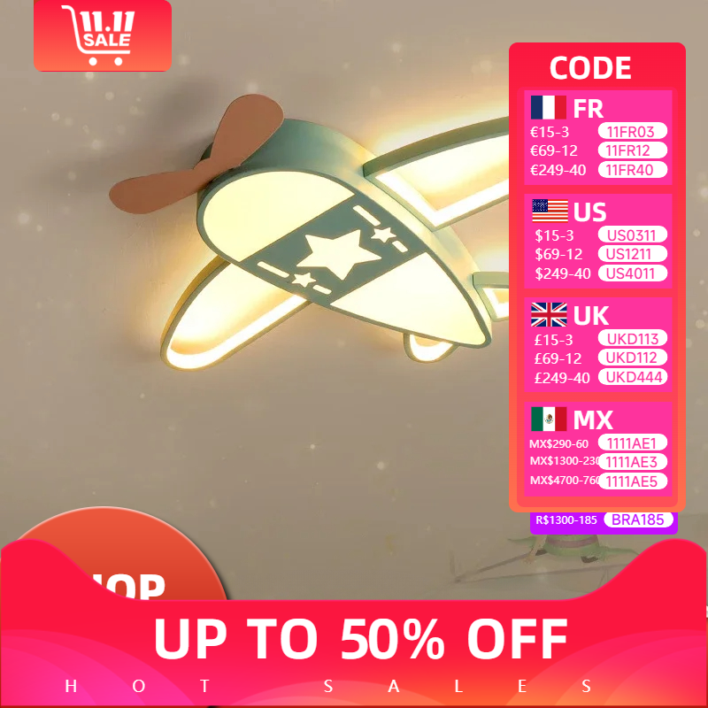 子供と赤ちゃんのためのモダンなLED照明,創造的な天井ランプ - Baby Nursery Light Fixture のレビューと価格