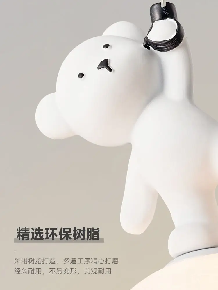 クマランプ漫画保育園ルームベッドサイドペンダントランプ樹脂ク - Baby Nursery Light Fixture のレビューと価格