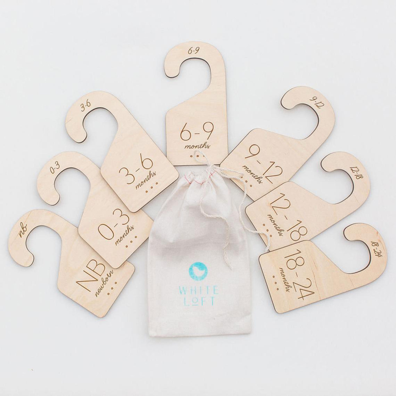 木製ベビー服オーガナイザー,ピース/セット,ベビーワードロー - Baby Nursery Uniform のレビューと価格