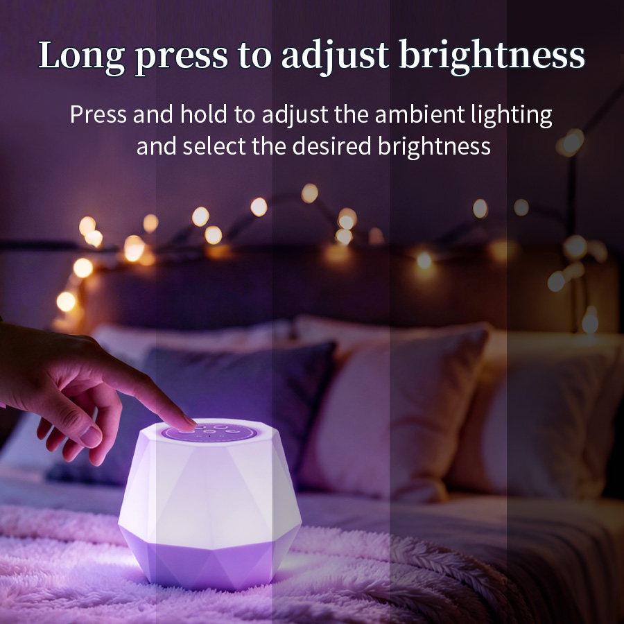 7 色ホワイトノイズ機能ナイトライトベビー睡眠スーザー 10 - Baby Nursery Egg Light のレビューと価格