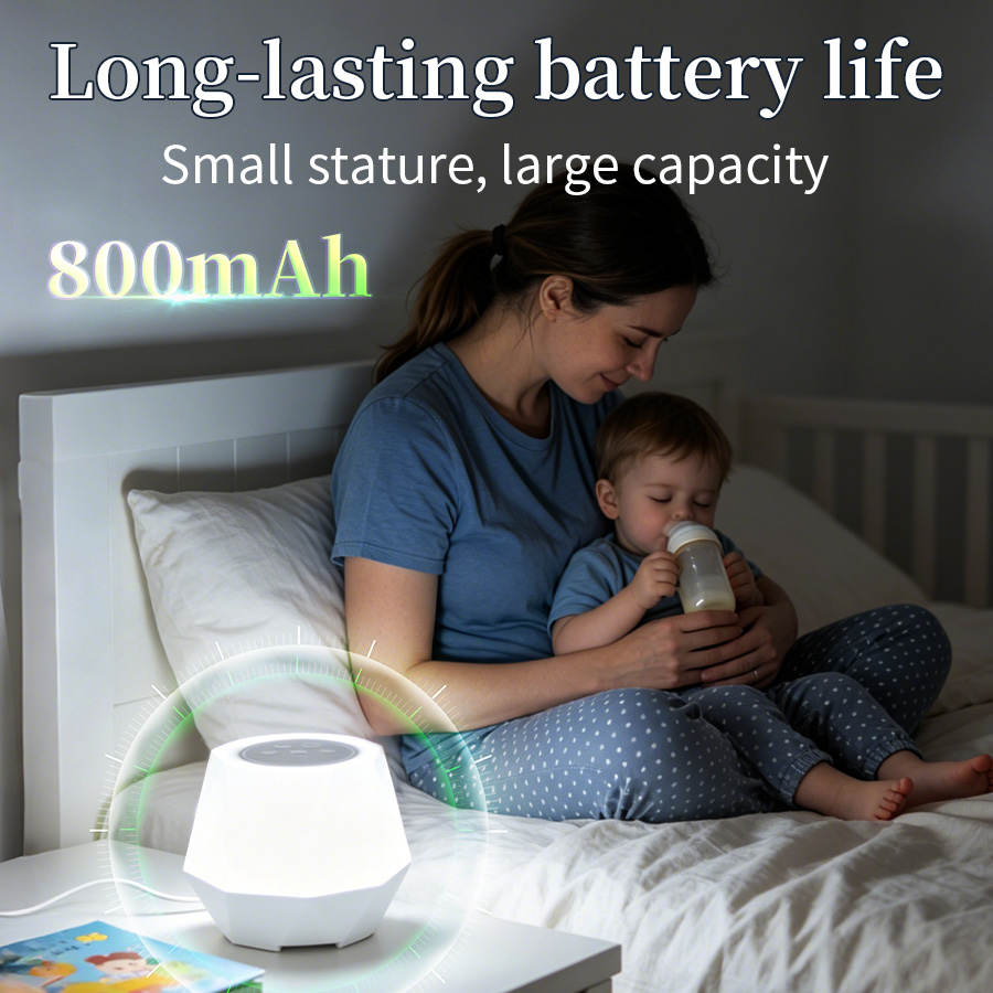 7 色ホワイトノイズ機能ナイトライトベビー睡眠スーザー 10 - Baby Nursery Egg Light のレビューと価格