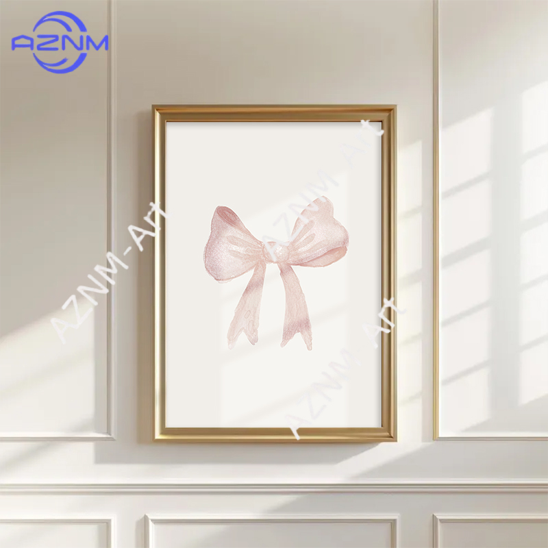 ピンクボヘミアンボウフィールドガーデンキャンバス絵画キリスト - Baby Nursery Wall Art のレビューと価格
