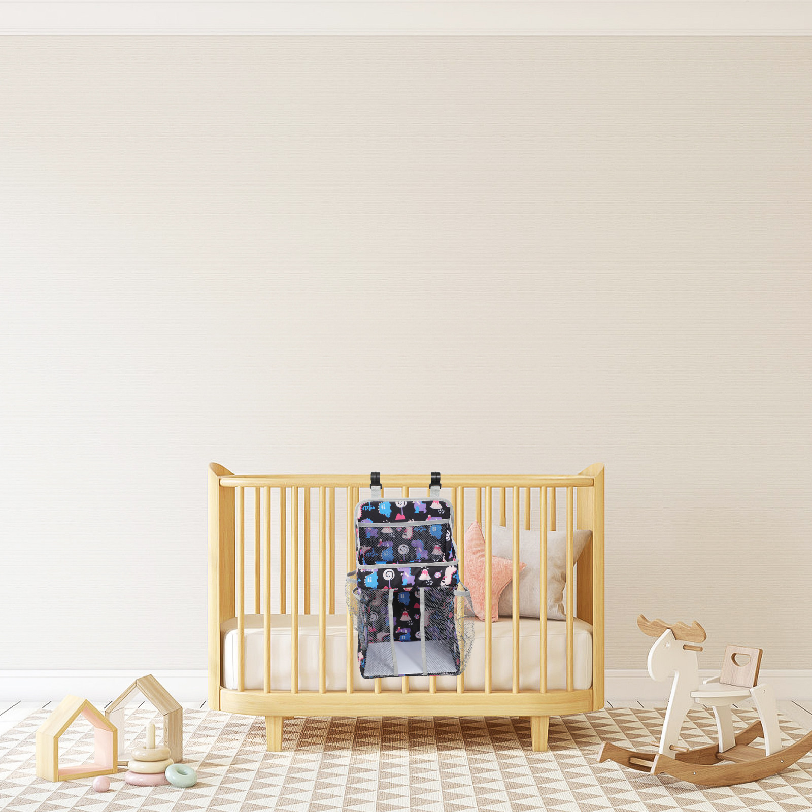 おむつバッグ 保育園収納 ベビーベッドポーチ クレードル吊り - Baby Nursery Crib のレビューと価格