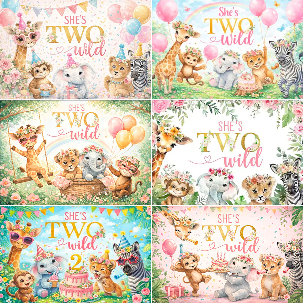 彼女はツーワイルドテーマトロピカルジャングルサファリ写真撮影 - Baby Nursery Jungle Theme のレビューと価格