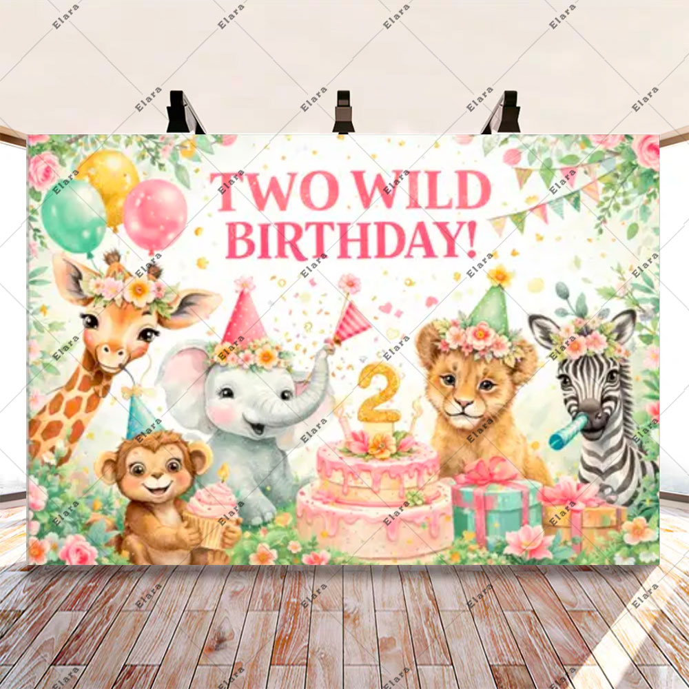 彼女はツーワイルドテーマトロピカルジャングルサファリ写真撮影 - Baby Nursery Jungle Theme のレビューと価格