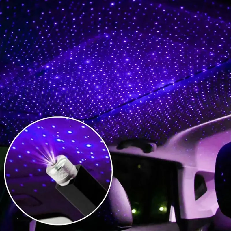 ミニカー LED スターナイトライトプロジェクター USB  - Night Light Projector Stars のレビューと価格