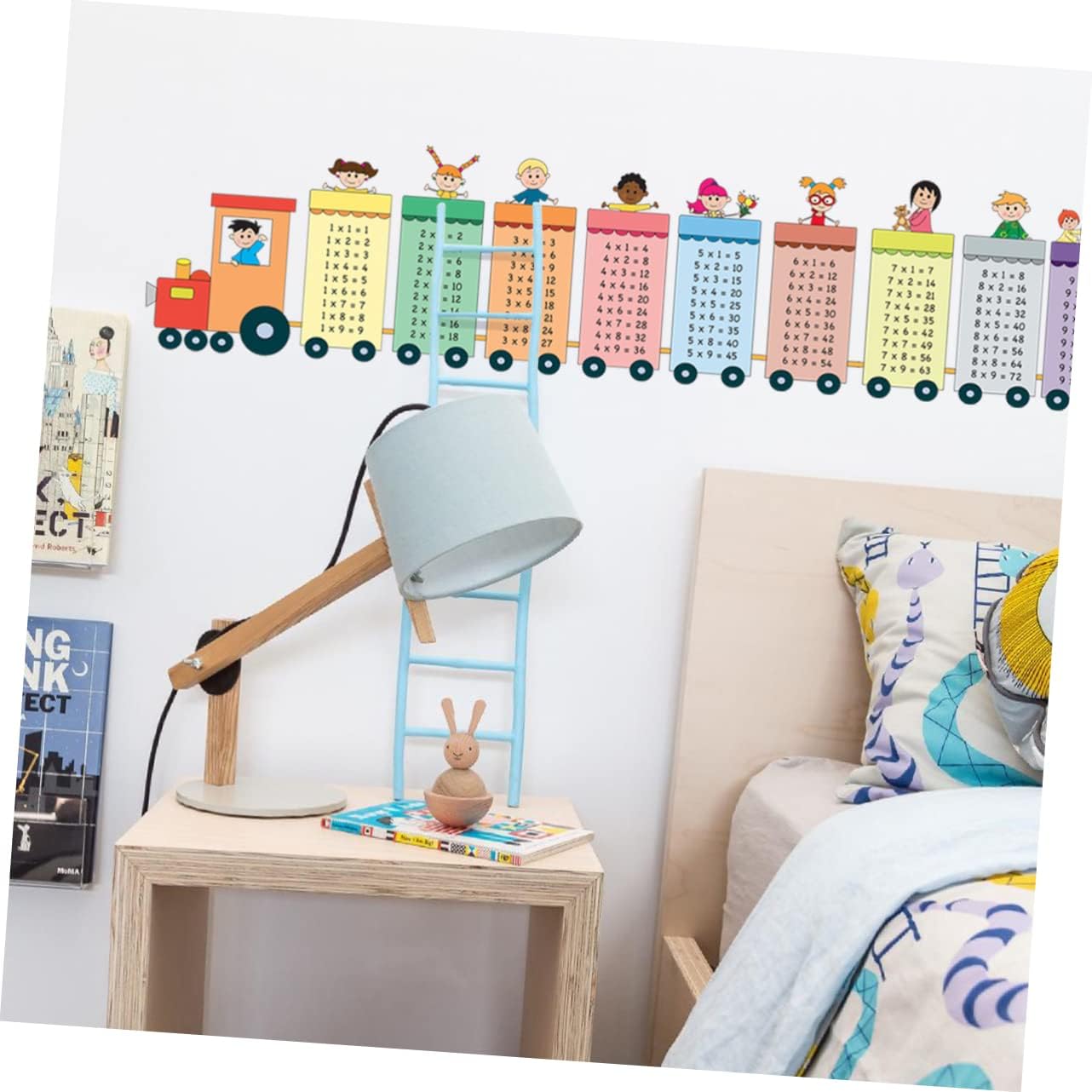 赤ちゃんの子供部屋のための大きな掛け布団列車ウォールステッカ - Baby Nursery Equipment のレビューと価格