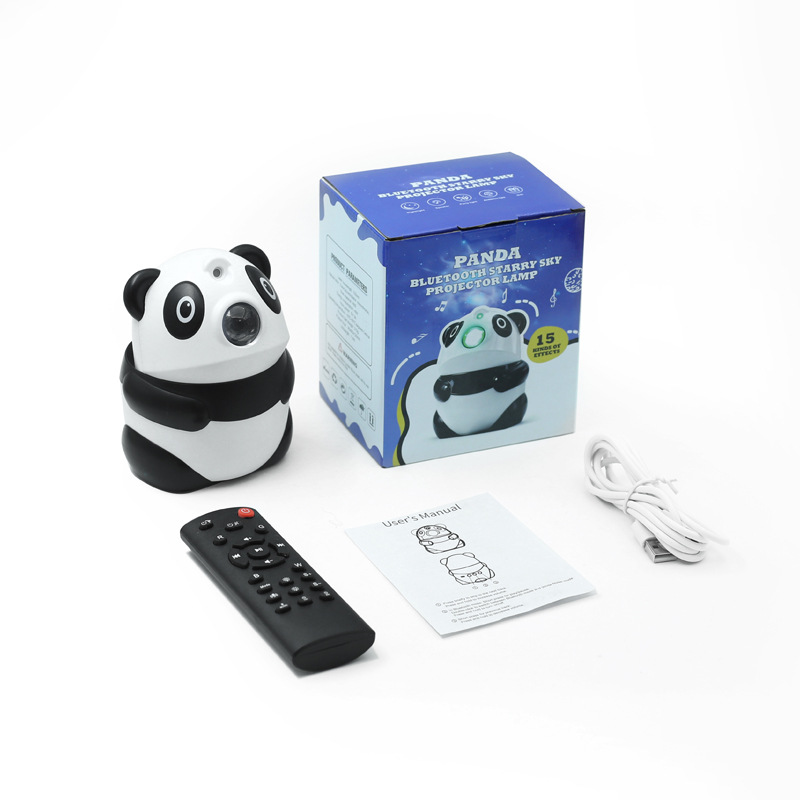 パンダスタープロジェクターライト Bluetoothスピーカ - Night Light Projector Stars のレビューと価格