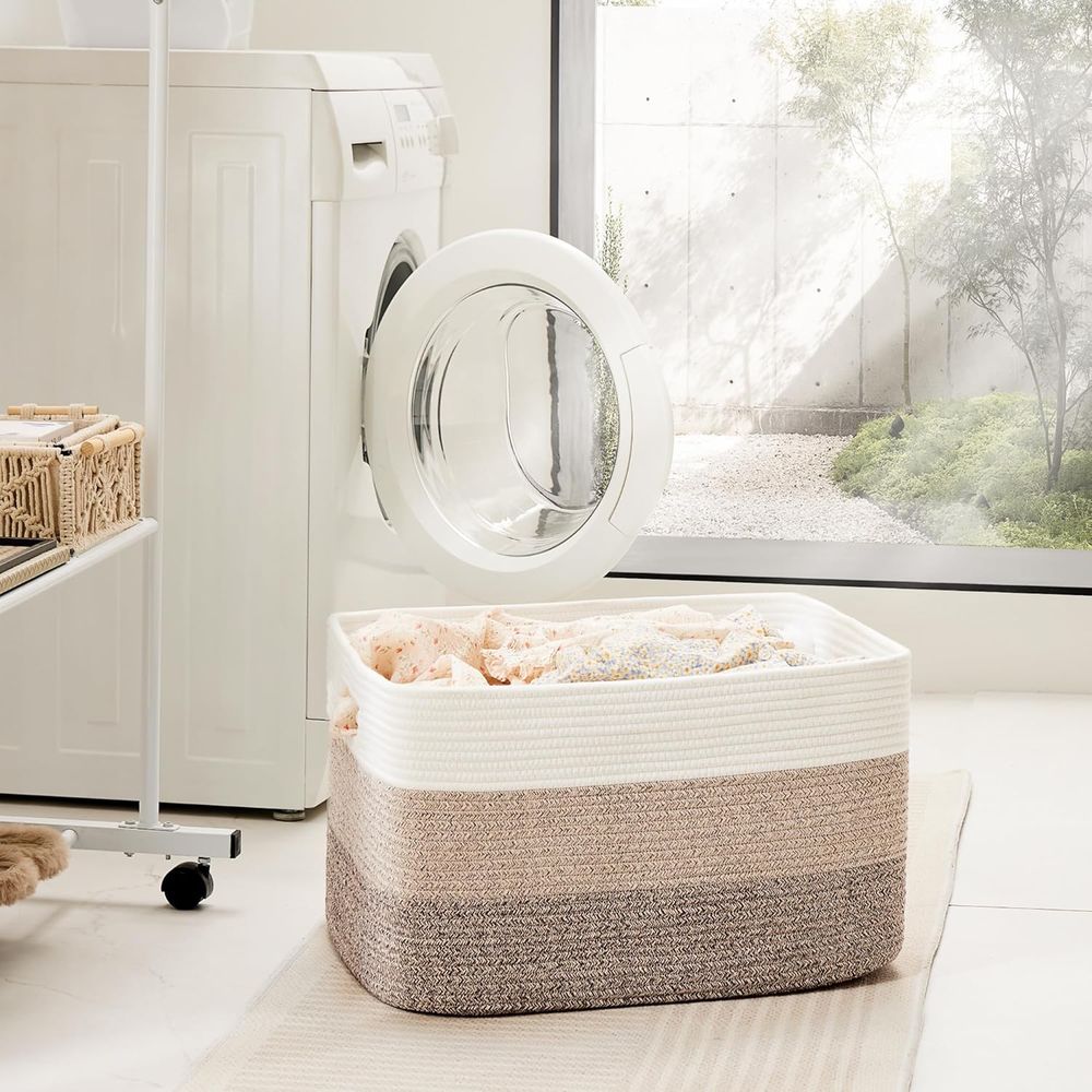 ランドリーバスケットまたは収納用バスケット、65Lバスケット - Baby Nursery Laundry Basket のレビューと価格