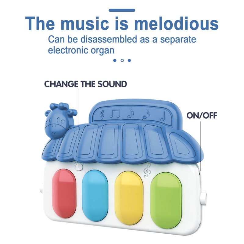 ベビー音楽活動ジムラグプレイマット新生児カーペットペダルピア - Baby Nursery Shelves のレビューと価格