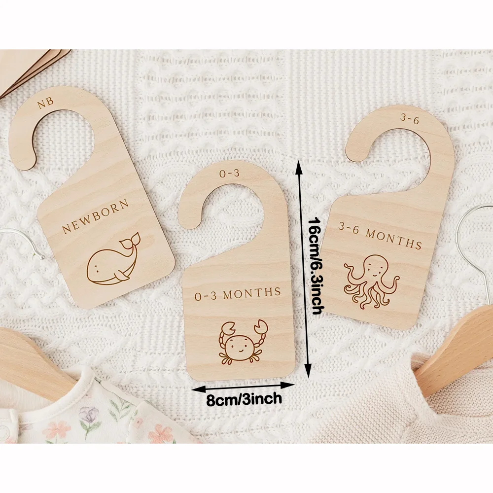 6個セット ベビーワードローブディバイダー オーシャンサファ - Baby Nursery Uniform のレビューと価格