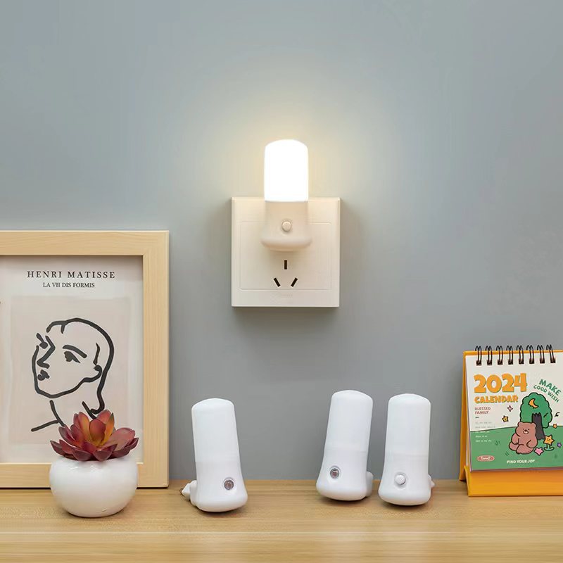 LEDナイトライト ホワイト EU/USプッシュボタンスイッ - Baby Nursery Egg Light のレビューと価格