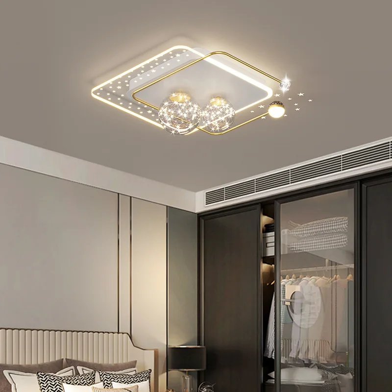 北欧星空子供用天井ランプ調光可能子供の寝室子供部屋ベビールー - Baby Nursery Light Fixture のレビューと価格