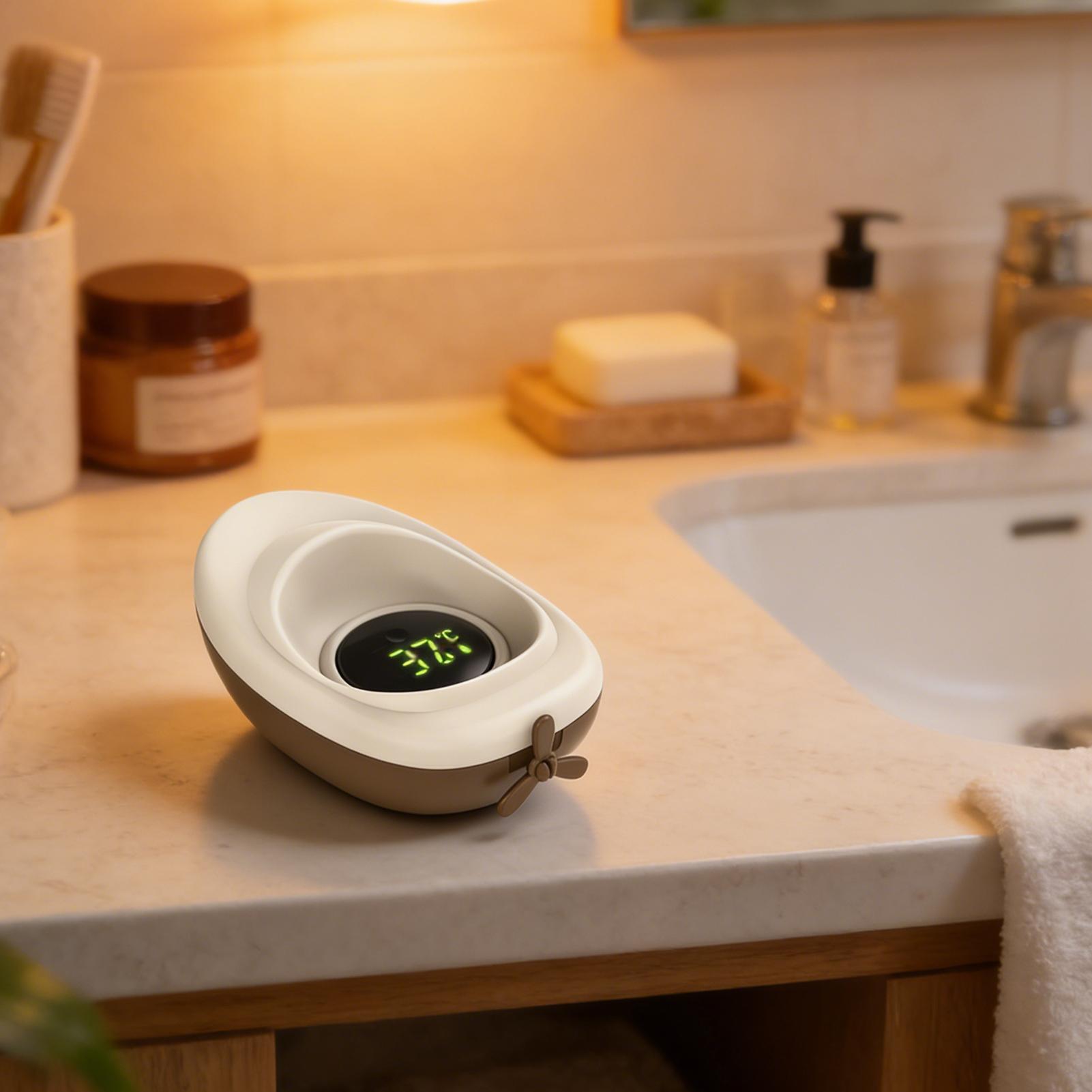 バス温度計フローティングスマートデジタル小型ボート浴槽温度モ - Baby Nursery Temperature のレビューと価格
