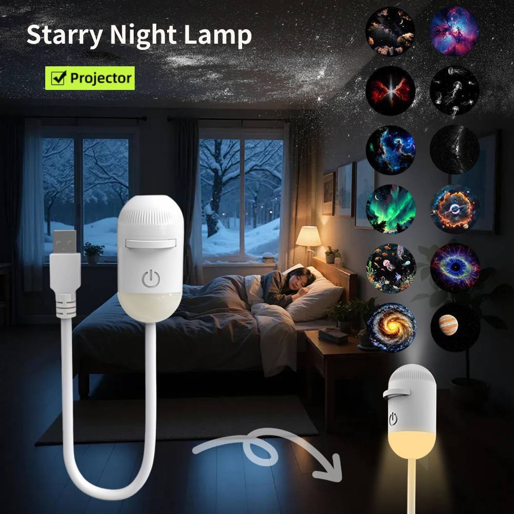 ミニギャラクシースタープロジェクターナイトライト星空雰囲気ラ - Night Light Projector Stars のレビューと価格
