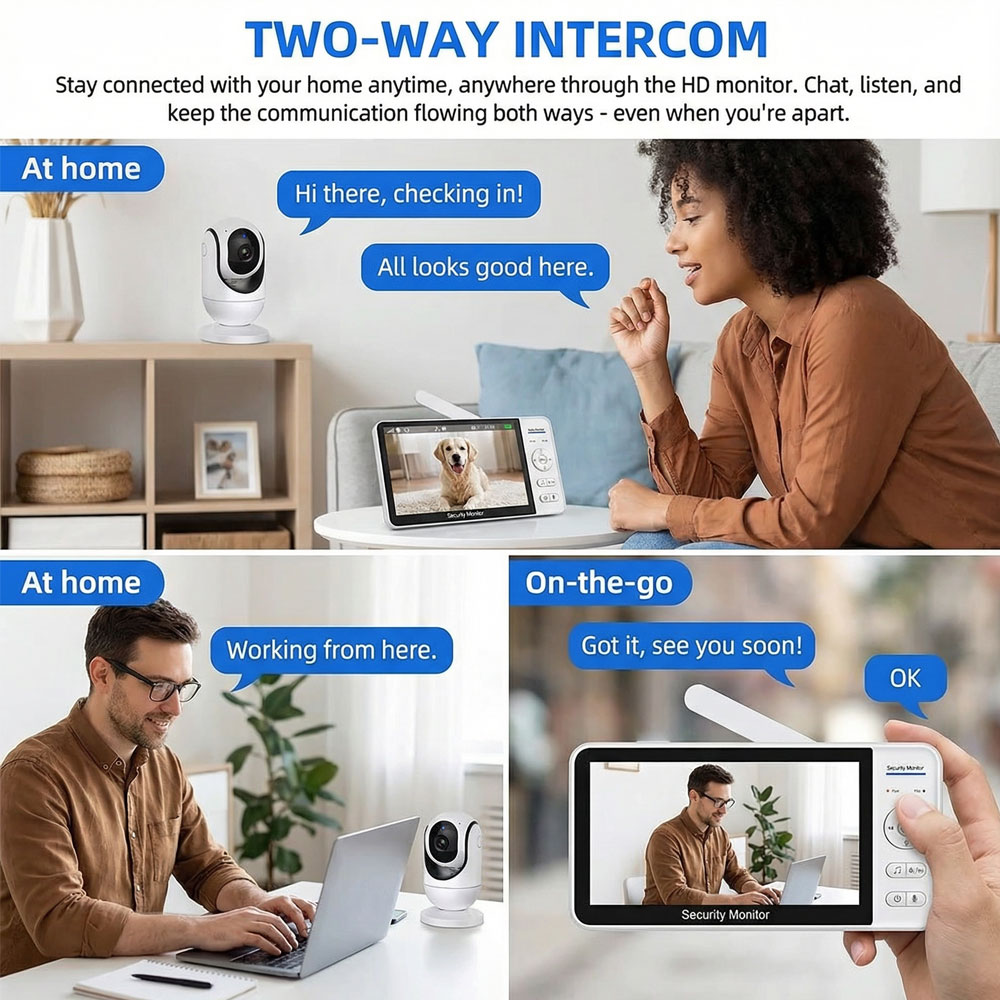 7インチ大画面ベビーモニター WiFiなし 5000mAhバ - Baby Nursery Temperature のレビューと価格