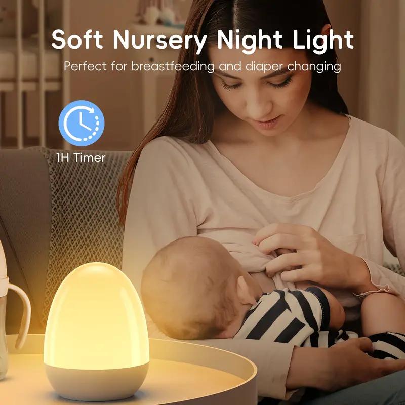 充電式のポータブルエッグナイトライト,ベビーケア用のタッチラ - Baby Nursery Temperature のレビューと価格