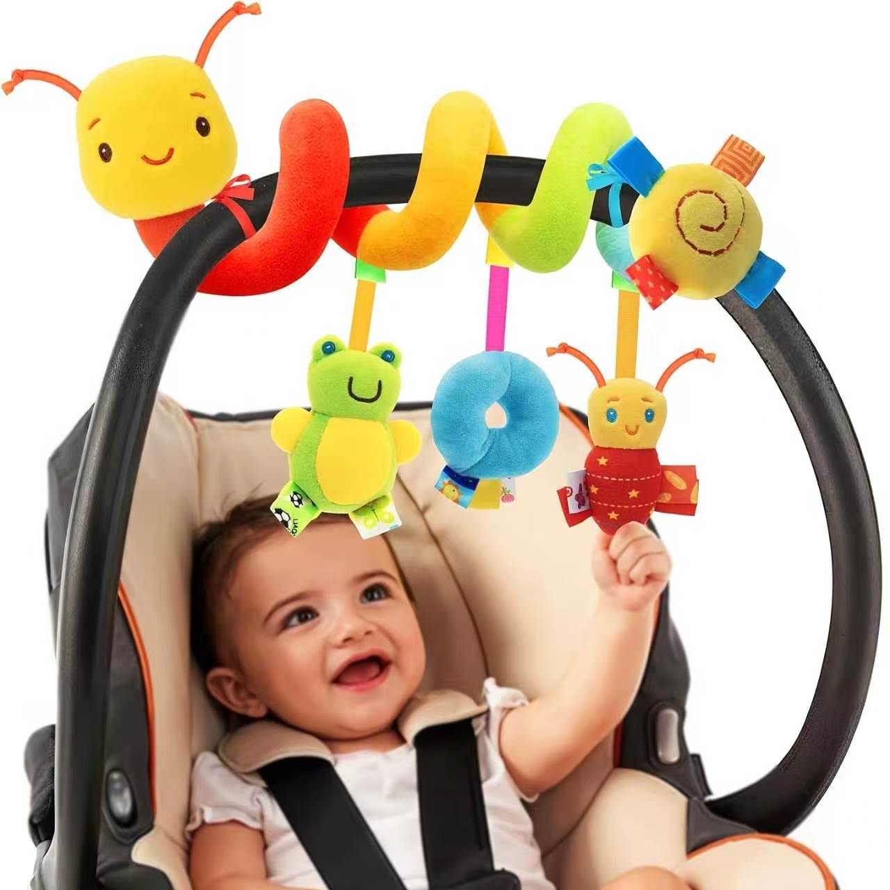 かわいい蜂の吊り下げおもちゃ、ベビーベッドモバイルや車の装飾 - Baby Nursery Furniture のレビューと価格