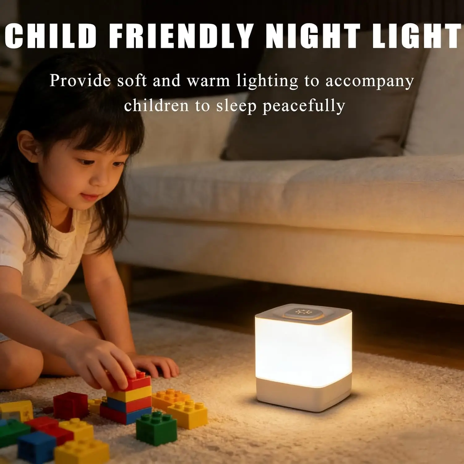 LEDナイトライトベッドサイドランプ、タッチリモコン付きポー - Baby Nursery Egg Light のレビューと価格
