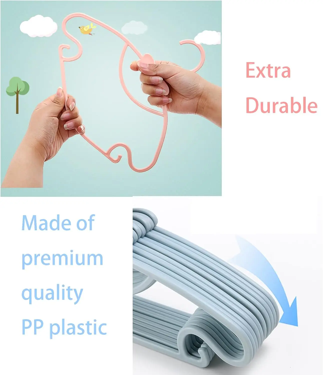 ベビーハンガー プラスチック製 子供服収納ハンガー 保育園用 - Baby Nursery Uniform のレビューと価格