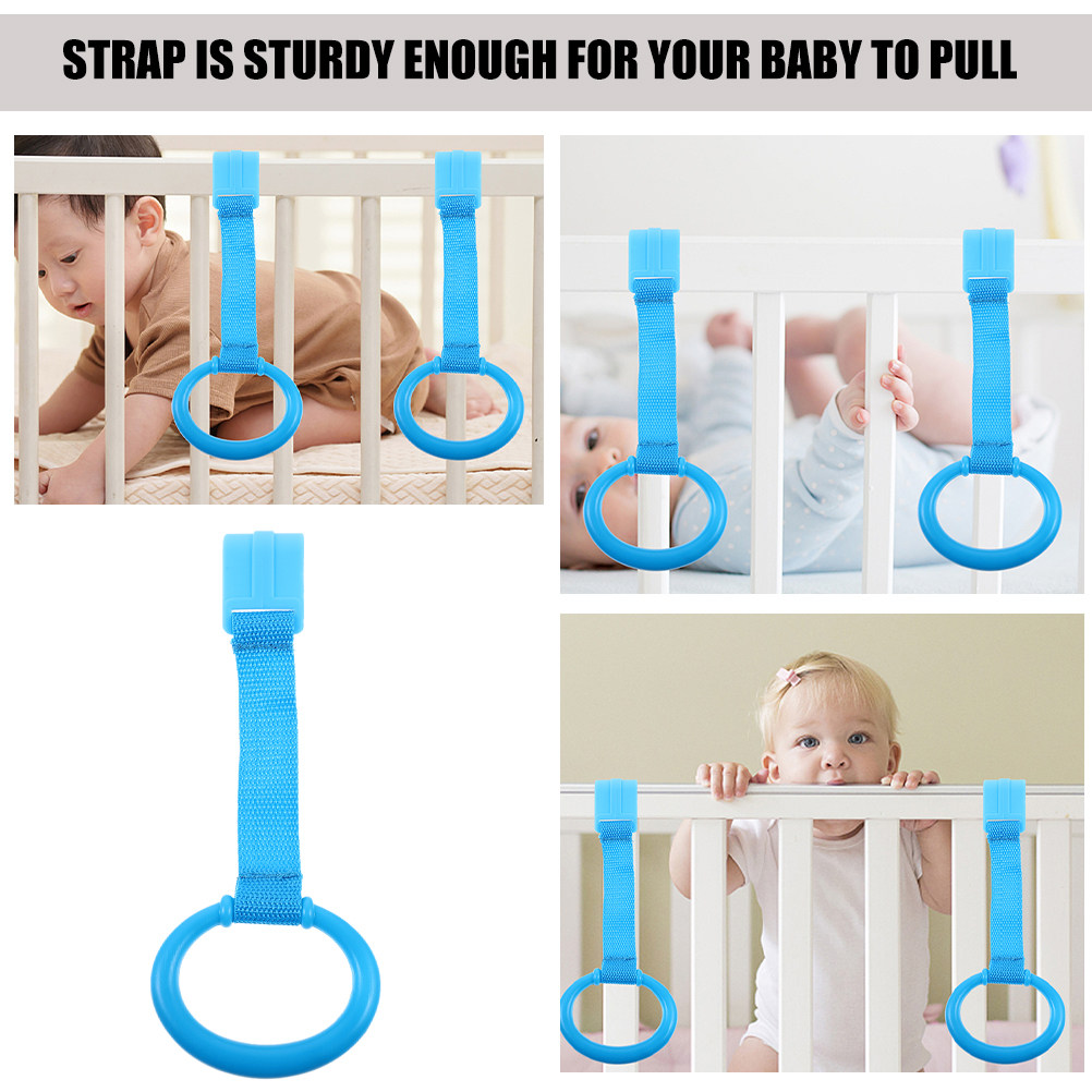 4個入りベビーベッドリング 安全スタンド プルリング ベビー - Baby Nursery Crib のレビューと価格