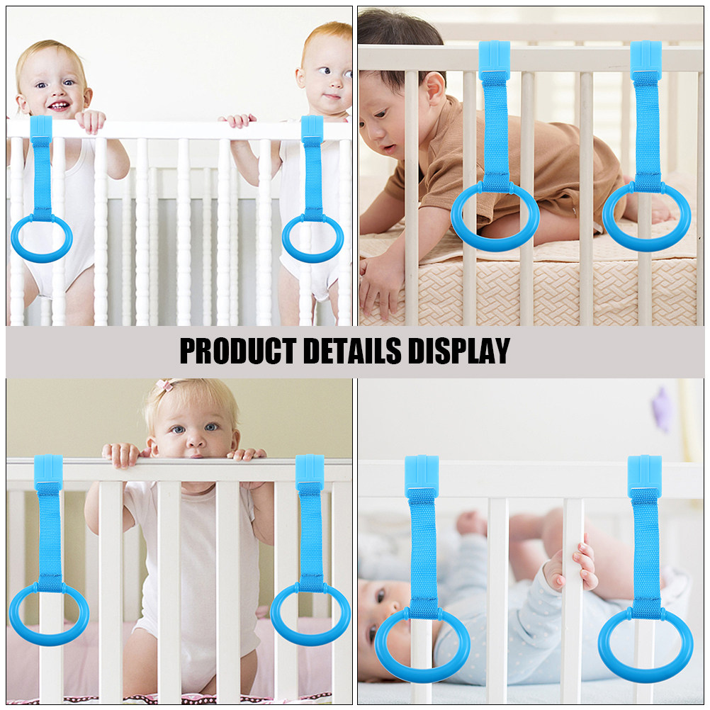 4個入りベビーベッドリング 安全スタンド プルリング ベビー - Baby Nursery Crib のレビューと価格
