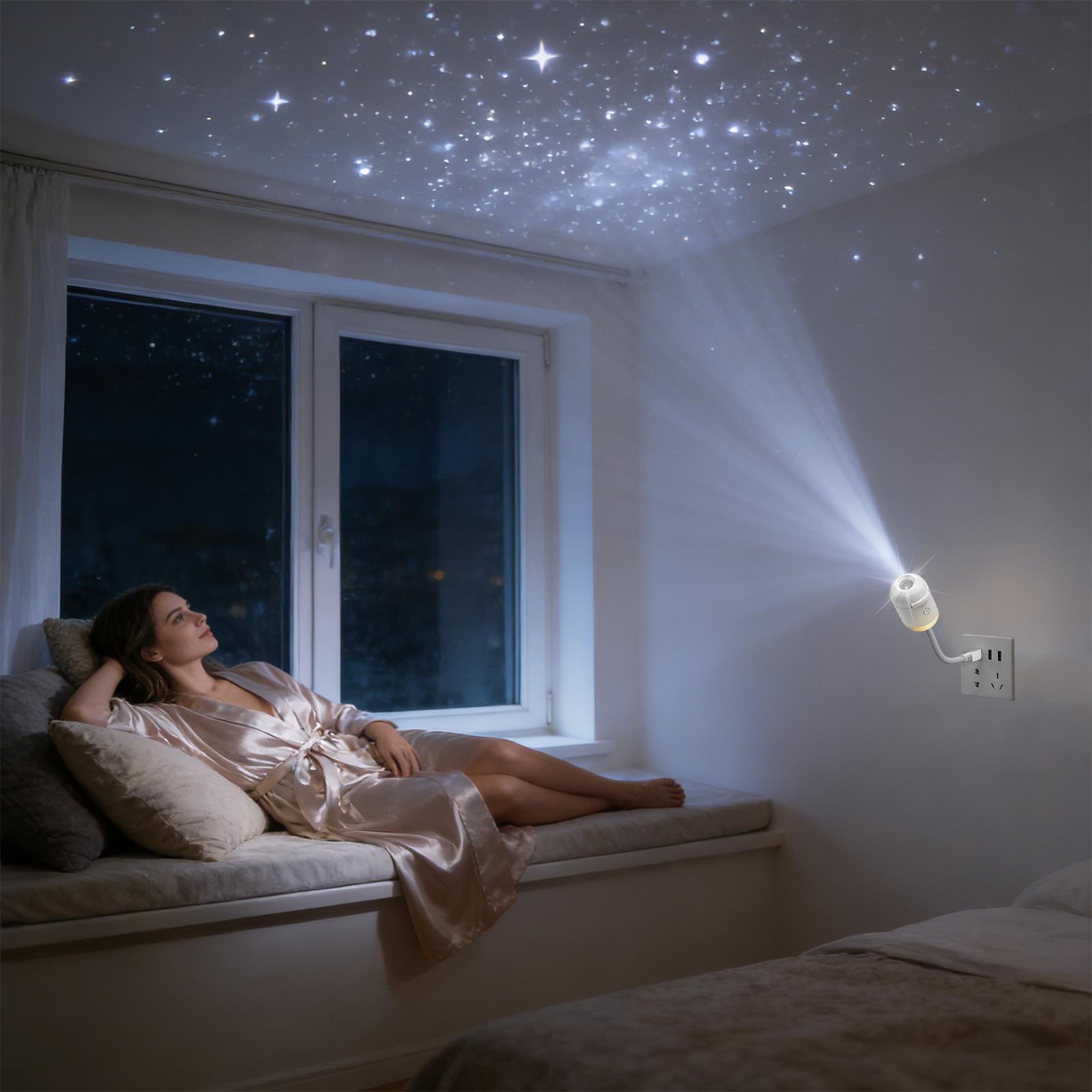 車内ライト ルーフスターライト USB LED 星空雰囲気プ - Night Light Projector Stars のレビューと価格