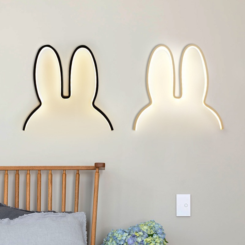 かわいいLEDウサギウォールライト、USB電源、ベビーデスク - Baby Nursery Egg Light のレビューと価格