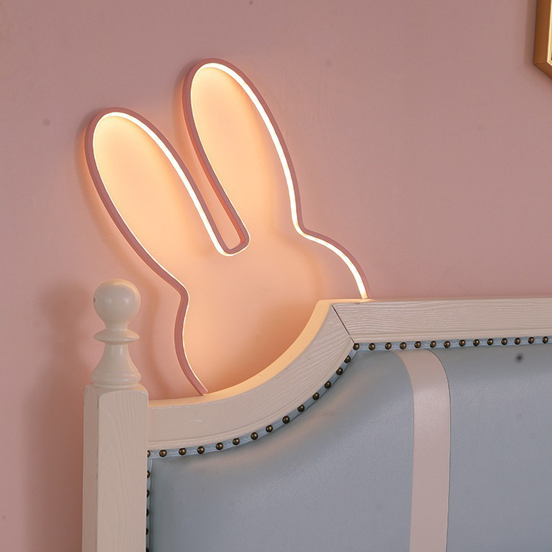 かわいいLEDウサギウォールライト、USB電源、ベビーデスク - Baby Nursery Egg Light のレビューと価格