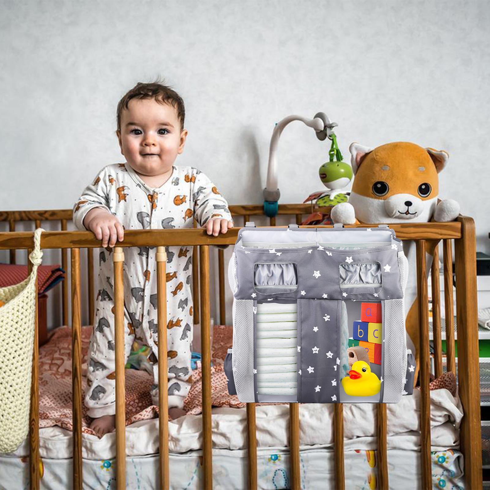 ぶら下げベビーベッド収納袋幼児必需品おむつおむつオーガナイザ - Baby Nursery Crib のレビューと価格
