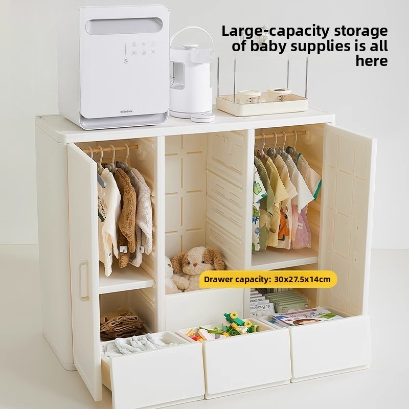 大型ベビー収納キャビネット、幼児用ワードローブオーガナイザー - Baby Nursery Shelves のレビューと価格
