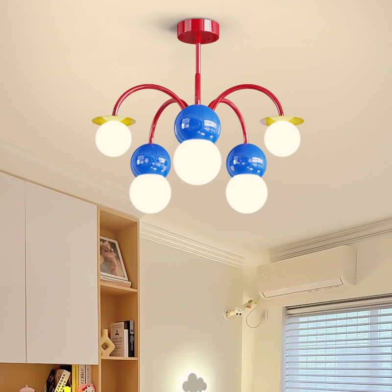 KAGU バブルボールシャンデリア - カラフルな LED  - Baby Nursery Light Fixture のレビューと価格
