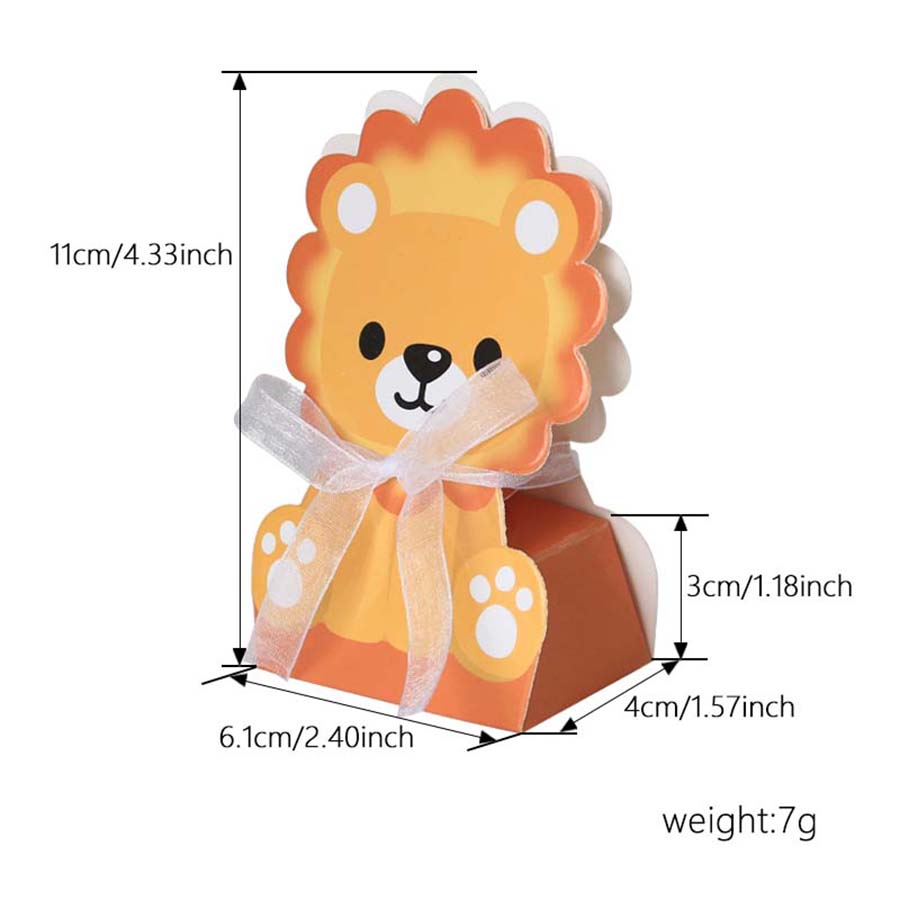 12 個サファリ動物好意ボックスジャングル動物パーティーギフ - Baby Nursery Jungle Theme のレビューと価格