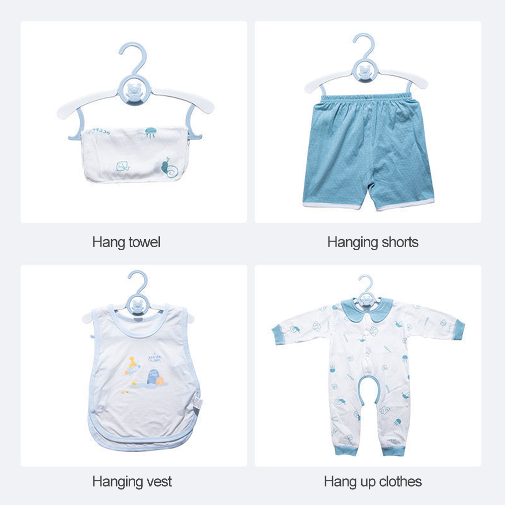 10個入り 伸縮式ベビー服ハンガー 子供服乾燥ラック 幼児用 - Baby Nursery Uniform のレビューと価格