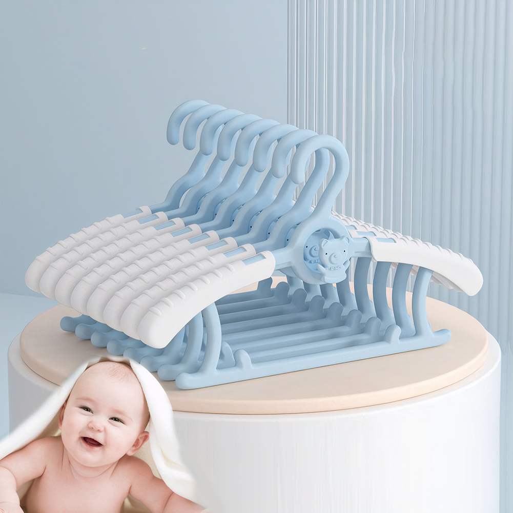 10個入り 伸縮式ベビー服ハンガー 子供服乾燥ラック 幼児用 - Baby Nursery Uniform のレビューと価格